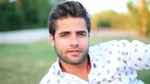 Video Stock Portrait Of A Smiling And Happy Man Live Wallpaper Free - Free Live Wallpaper