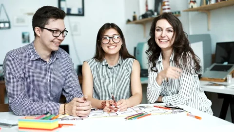 Video Stock Portrait Of Architects At Their Office Live Wallpaper Free - Free Live Wallpaper