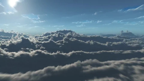 Video Stock Pov Of A Ship Flying In The Clouds Live Wallpaper Free - Free Live Wallpaper