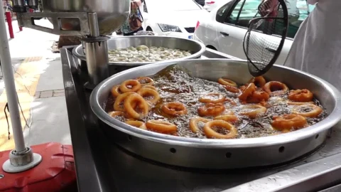 Video Stock Preparation Of Traditional Lokma Donuts Live Wallpaper Free - Free Live Wallpaper