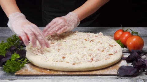 Video Stock Preparing A Cheese Pizza Live Wallpaper Free - Free Live Wallpaper