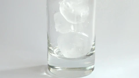 Video Stock Preparing A Drink With Ice In A Glass Close Up Live Wallpaper Free - Free Live Wallpaper