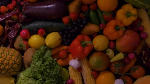 Video Stock Presentation Of Many Fruits And Vegetables Live Wallpaper Free - Free Live Wallpaper