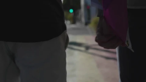 Video Stock Pride Lgbtq Couple Walking In The Street Live Wallpaper Free - Free Live Wallpaper