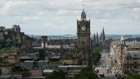 Video Stock Princes Street In Edinburgh With Traffic Live Wallpaper Free - Free Live Wallpaper