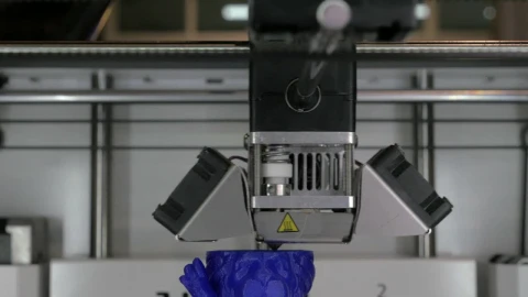 Video Stock Printing A Model With Blue Filament Live Wallpaper Free - Free Live Wallpaper