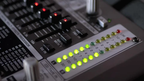 Video Stock Professional Audio Console Mixer With Led Lights Live Wallpaper Free - Free Live Wallpaper
