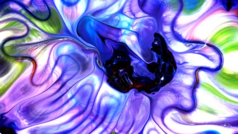 Video Stock Psychedelic Ink Texture Moving Abstractly Live Wallpaper Free - Free Live Wallpaper