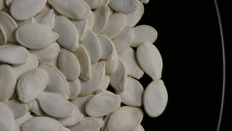 Video Stock Pumpkin Seeds On A Black Plate Live Wallpaper Free - Free Live Wallpaper