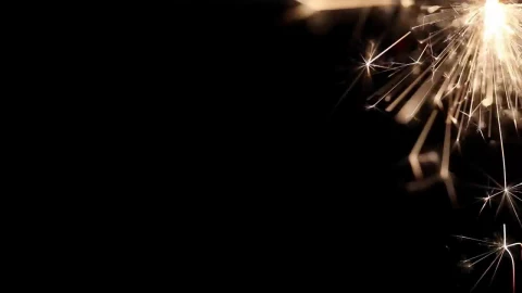 Video Stock Pyrotechnic Sparkler On A Dark Background Live Wallpaper Free - Free Live Wallpaper