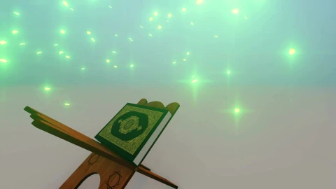 Video Stock Quran Book On A Wooden Lectern Under Magic Rain Live Wallpaper Free - Free Live Wallpaper
