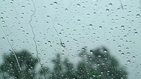 Video Stock Rain Falling On A Car Window Live Wallpaper Free - Free Live Wallpaper