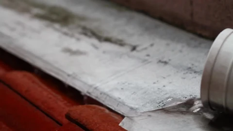 Video Stock Rain Water Running Into A Gutter Live Wallpaper Free - Free Live Wallpaper