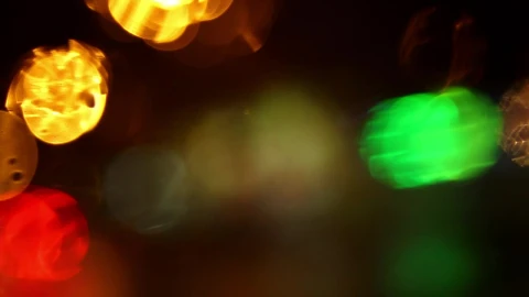 Video Stock Raindrops On A Window Bokeh Effect Live Wallpaper Free - Free Live Wallpaper