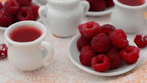 Video Stock Raspberries In Elegant Presentation Live Wallpaper Free - Free Live Wallpaper