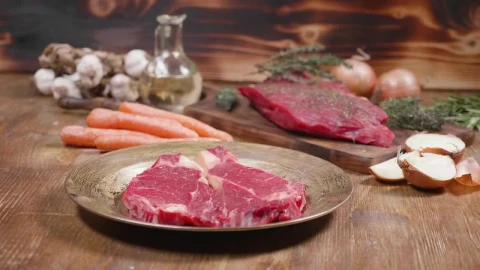 Video Stock Raw Meat And Vegetables Live Wallpaper Free - Free Live Wallpaper