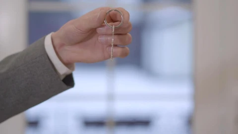 Video Stock Realtor Hand Holds Key And Woman Takes It Live Wallpaper Free - Free Live Wallpaper