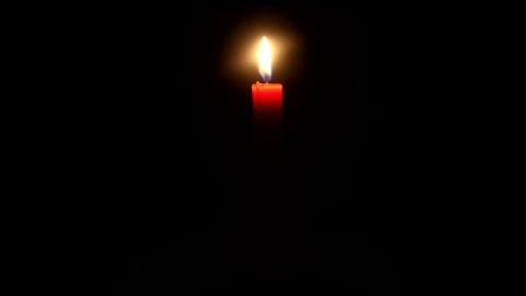 Video Stock Red Candle Burning In A Dark Room Live Wallpaper Free - Free Live Wallpaper