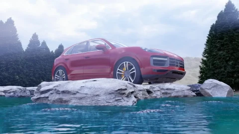 Video Stock Red Off Road Vehicle Animation Live Wallpaper Free - Free Live Wallpaper