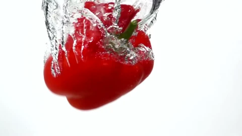 Video Stock Red Pepper Falling Through Water Live Wallpaper Free - Free Live Wallpaper
