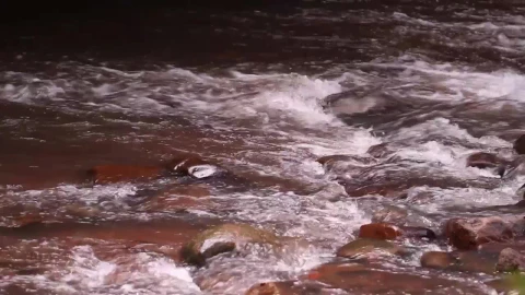 Video Stock Red River Flowing Quickly Live Wallpaper Free - Free Live Wallpaper