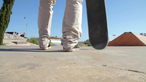 Free Stock Video Skateboarder Doing A Kickflip Live Wallpaper - Free Live Wallpaper