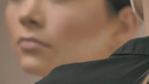 Free Stock Video Reflection Of A Girls Face While Being Made Up Live Wallpaper - Free Live Wallpaper