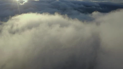 Free Stock Video Relief Covered By Clouds Of Mist During Sunset Live Wallpaper - Free Live Wallpaper