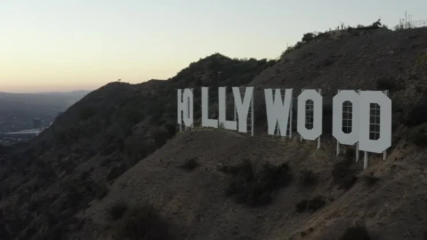 Free Stock Video Revealing The City Of La From The Hollywood Sign Live Wallpaper - Free Live Wallpaper