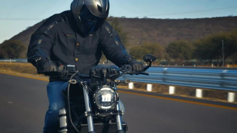 Free Stock Video Riding A Motorcycle Speeding Down A Road At Sunset Live Wallpaper - Free Live Wallpaper