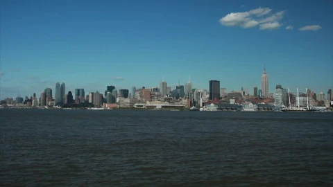 Free Stock Video Ripples Across The Ocean Between New York Live Wallpaper - Free Live Wallpaper