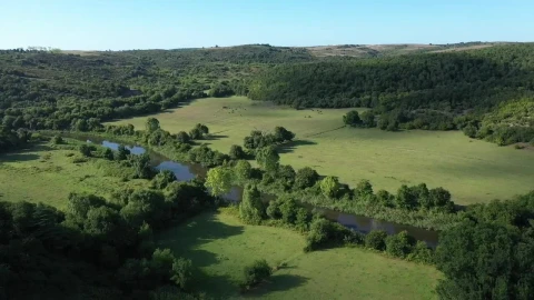 Free Stock Video River Winding Through The Countryside Live Wallpaper - Free Live Wallpaper