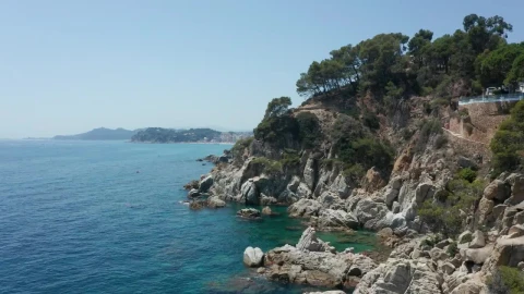 Free Stock Video Rocky Cliffs And Deep Blue Water Live Wallpaper - Free Live Wallpaper