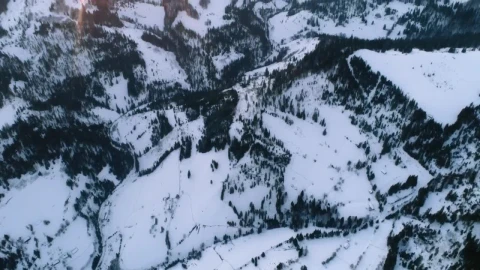 Free Stock Video Rocky Winter Mountains In Detail Aerial View Live Wallpaper - Free Live Wallpaper