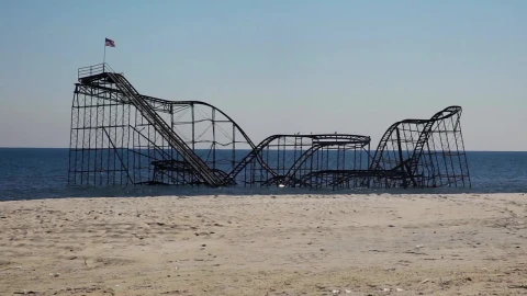 Free Stock Video Rollercoaster By The Beach Live Wallpaper - Free Live Wallpaper