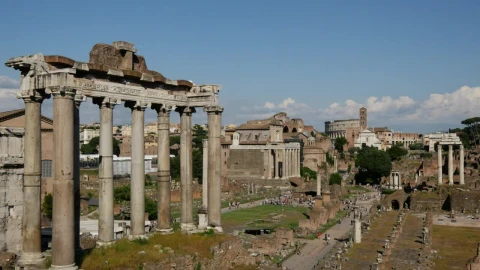 Free Stock Video Roman Ruins Landscape Live Wallpaper - Free Live Wallpaper