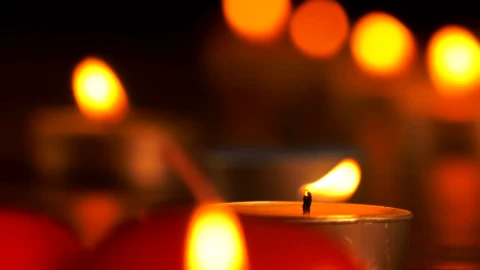Free Stock Video Romantic Candles Shallow Focus Effect Live Wallpaper - Free Live Wallpaper