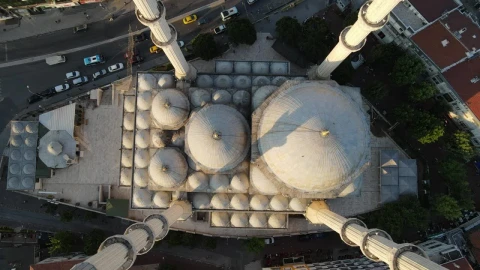 Free Stock Video Roof Of A Mosque With Many Cupolas From Above Live Wallpaper - Free Live Wallpaper