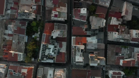 Free Stock Video Roofs Of A Neighborhood In The City Live Wallpaper - Free Live Wallpaper