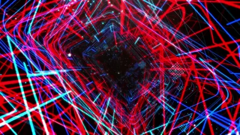 Free Stock Video Rotating Abstract Tunnel Filled With Light Lines Live Wallpaper - Free Live Wallpaper