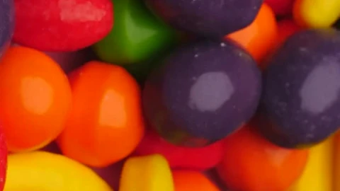 Free Stock Video Rotating Fruit Shaped Candy Texture Live Wallpaper - Free Live Wallpaper