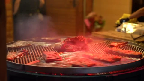 Free Stock Video Rotating Grill With Ribs Live Wallpaper - Free Live Wallpaper