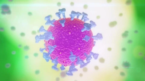 Free Stock Video Rotating Virus D Render Live Wallpaper - Free Live Wallpaper