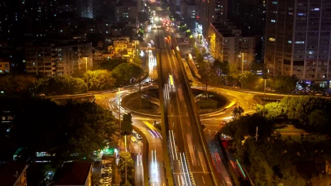 Free Stock Video Roundabout With Fast Motion Traffic Live Wallpaper - Free Live Wallpaper