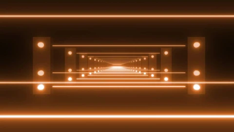 Free Stock Video Row Of Parallel Bars Casting Orange Light Rays Live Wallpaper - Free Live Wallpaper