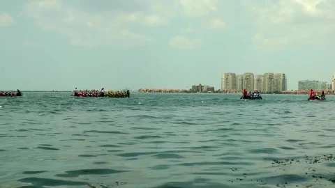 Free Stock Video Rowing Race In The Sea Live Wallpaper - Free Live Wallpaper