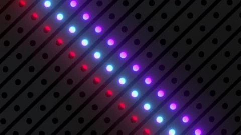 Free Stock Video Rows Of Dots That Are Illuminated With Light Bars Live Wallpaper - Free Live Wallpaper