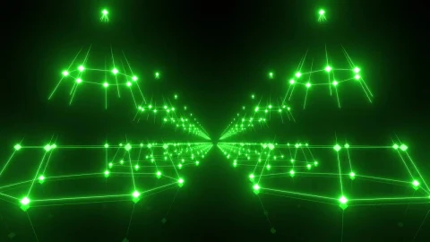 Free Stock Video Rows Of Pines Made Of Dots And Lines Of Light Live Wallpaper - Free Live Wallpaper