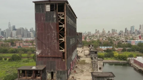 Free Stock Video Ruined Industrial Building In New York Live Wallpaper - Free Live Wallpaper