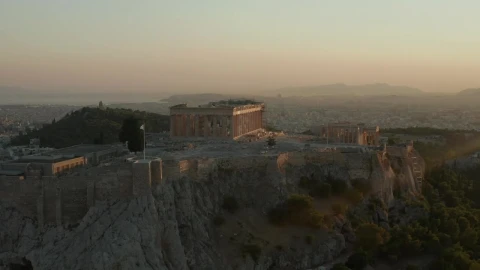 Free Stock Video Ruins Of Ancient Greece In The City Of Athens Live Wallpaper - Free Live Wallpaper